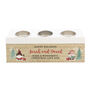 Personalised Christmas Gonk Triple Tea Light Box, thumbnail 5 of 5