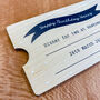 Personalised Wooden Star Ticket Voucher, thumbnail 3 of 6