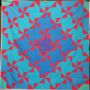 Large Pinwheel Handmade Patchwork Quilt For Living Room, thumbnail 4 of 11