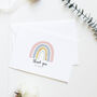 Rainbow Thank You Cards Pack Of Eight, thumbnail 1 of 4