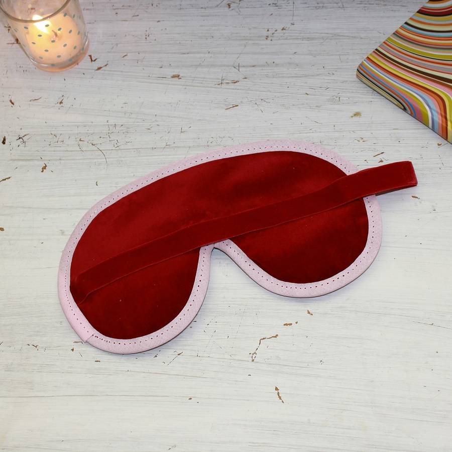 luxury sleep mask 'yummy mummy sleeping' by love lammie & co