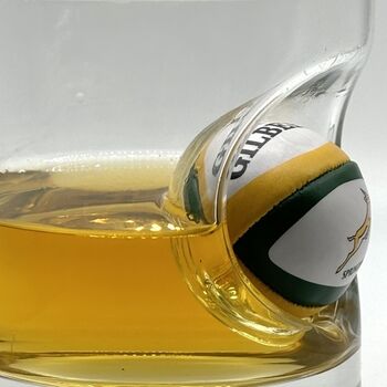 Personalised Rugby Ball Pint Glass, 6 of 10