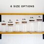 Kitchen Storage Jar With Acacia Wood Lid, thumbnail 7 of 7