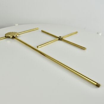 Personalised Shell Gold Jewellery Stand, 7 of 8