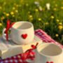 Red Heart Valentine Ceramic Coffee Mug, thumbnail 1 of 4