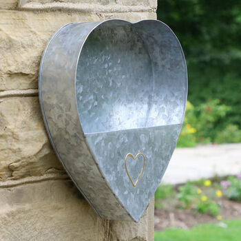Personalised Heart Wall Planter Gift, 4 of 7