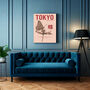 Pink Butterfly Tokyo Art Print, thumbnail 3 of 3