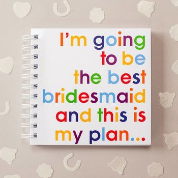 Im Going To Be The Bride Wedding Plans Notepad, 4 of 5