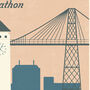 Personalised Newport Marathon Print, Unframed, thumbnail 4 of 6