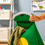 Personalised Felt Dinosaur Laundry Bag, thumbnail 4 of 6