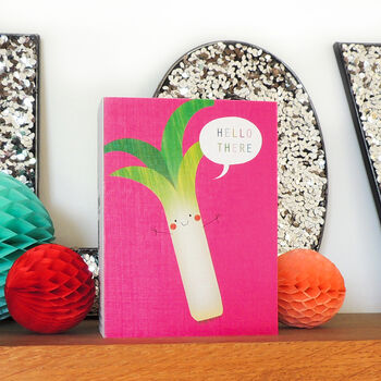 Mini Leek Greetings Card, 5 of 5