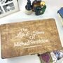 The Life And Times Personalised Wooden Memory Box, thumbnail 4 of 10