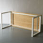 Desk, In Oak, Square Legs, Choice Of Colours, thumbnail 3 of 9