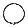 Black Jade Yin Yang Beaded Stacker Bracelet, thumbnail 1 of 2