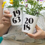 Personalised Year Plant Pot, thumbnail 1 of 4