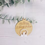 First Christmas New Home Snow Globe Personalised Bauble, thumbnail 3 of 6