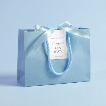 Personalised Hen Party Bags With Tag, 6 of 9