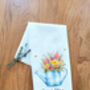 Personalised Floral Tea Towel, thumbnail 3 of 5