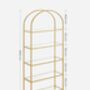 Five Tier Shelf Tempered Glass Rack Arched Design, thumbnail 12 of 12