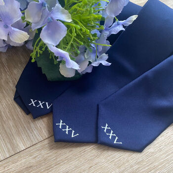 Personalised Initial Men's Tie, 2 of 6