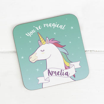 Personalised Unicorn Placemat For Children, 4 of 8