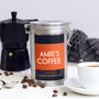 Personalised Name Coffee Gift In Tin, thumbnail 6 of 12
