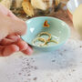 Small Pastel Ring Dish With A Gold Heart, thumbnail 2 of 9