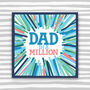 Dad In A Million Father's Day Card, thumbnail 1 of 3