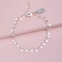 Personalised Silver Star Cluster Necklace And Bracelet Set, thumbnail 5 of 8