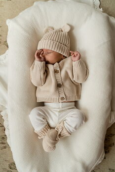 Personalised Knitted Cardigan 100% Cotton, 5 of 7