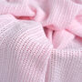 Personalised Pink Cellular Blanket, thumbnail 3 of 9