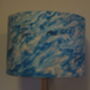 Blue Marble Wave Effect Lampshade, thumbnail 3 of 6