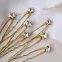 Celestial Star Wedding Hair Pin Set, thumbnail 2 of 6