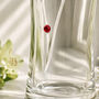 Ruby Wedding Anniversary Gifts Personalised Crystal Glass Vase, thumbnail 4 of 7