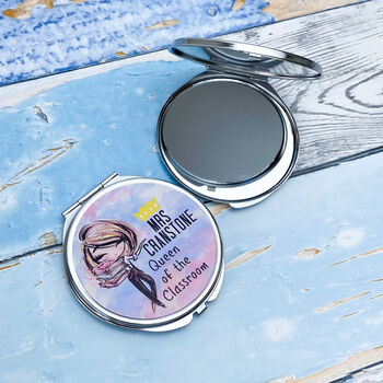 Personalised Teacher Compact Mirror, 2 of 4