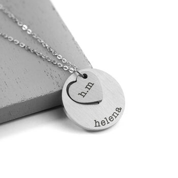 Personalised Place In My Heart Necklace, 8 of 10