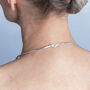 Ouroboros Snake Silver Choker Necklace, thumbnail 6 of 7