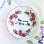 Be Nice Or Fuck Off Upcycled Vintage Plate, thumbnail 2 of 9