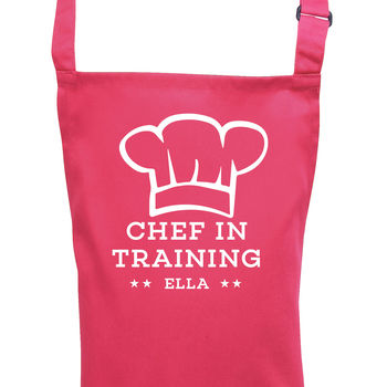 Personalised 'Chef In Training' Kids Aprons, 5 of 7