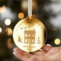 New Home Personalised Christmas Bauble, thumbnail 1 of 3