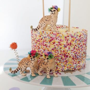 Flower Animal Cake Toppers, 7 of 9