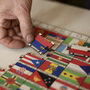 Flags Of The World Wooden Jigsaw Puzzle, thumbnail 6 of 7