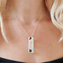 Tanzanite And Iolite Gemstone Silver Pendant, thumbnail 3 of 3