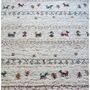 Ethnic Shaggy Cream Rug, thumbnail 8 of 11