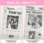 Dallas Mavericks Personalized Nba Basketball Gift Newspaper Book, thumbnail 8 of 10