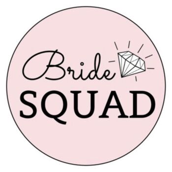 Personalised Bride Squad Edible Drink Toppers, 2 of 2
