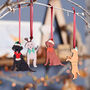 Set Of Four Labrador Dog Christmas Tree Decorations, thumbnail 1 of 2