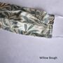 William Morris Pleated Cotton Face Covering, thumbnail 8 of 12