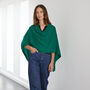 Lucy Four Way Cashmere Poncho, thumbnail 6 of 12