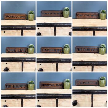 Home Or Garden Bar Signs , Choice Of Designs, 6 of 6